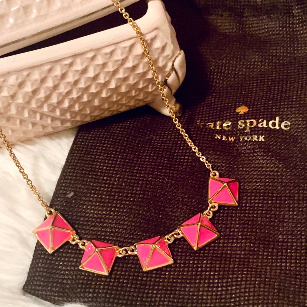 Kate Spade locked in row necklace